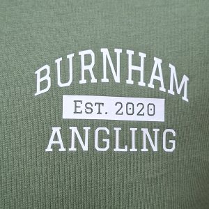 Burnham Angling Olive Green T-Shirt