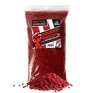 Fjuka Squeeze Ready Method Pellets 500g - Red