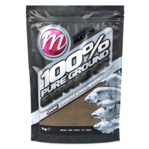 Mainline Match 100% Pure Ground Expander Pellet Dark Groundbait 1kg