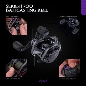 Wychwood Agitator S1 300L Baitcasting Fishing Reel